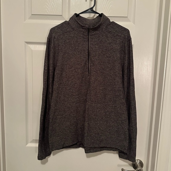 Lululemon Mens Large 1/4 Zip - Camo Green / Black Speckled
